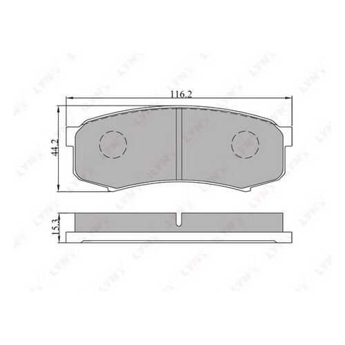 Комплект тормозных дисковых колодок LYNXauto BD-7505 в Колеса даром