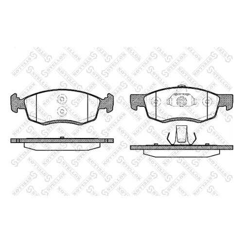 Комплект тормозных дисковых колодок Stellox 183 032-SX в Колеса даром
