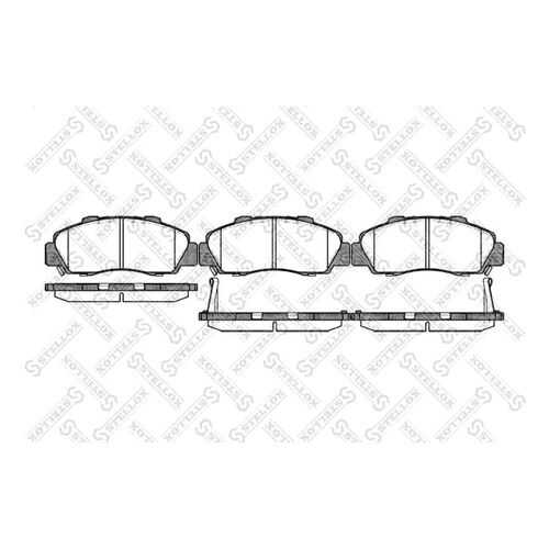 Комплект тормозных дисковых колодок Stellox 362 032B-SX в Колеса даром