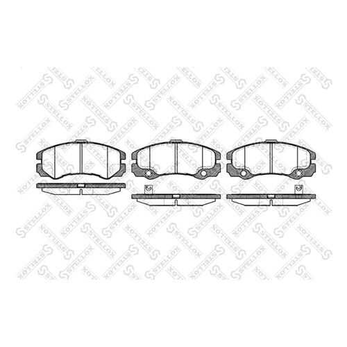 Комплект тормозных дисковых колодок Stellox 436 032-SX в Колеса даром