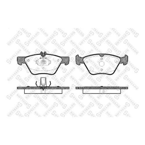 Комплект тормозных дисковых колодок Stellox 612 000B-SX в Колеса даром