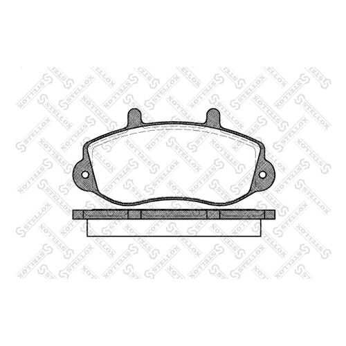 Комплект тормозных дисковых колодок Stellox 688 000-SX в Колеса даром
