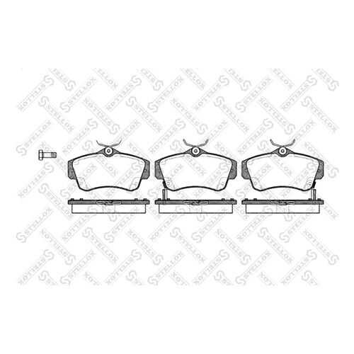 Комплект тормозных дисковых колодок Stellox 764 002B-SX в Колеса даром