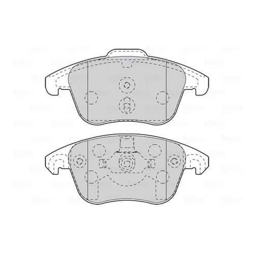 Комплект тормозных дисковых колодок Valeo 302099 в Колеса даром