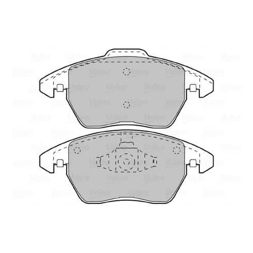 Комплект тормозных дисковых колодок Valeo 598715 в Колеса даром