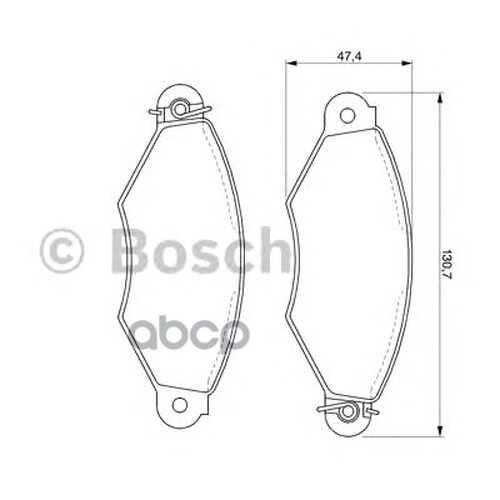 Комплект тормозных колодок Bosch 0986424453 в Колеса даром