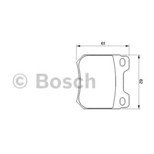 Комплект тормозных колодок Bosch 0986424754 в Колеса даром