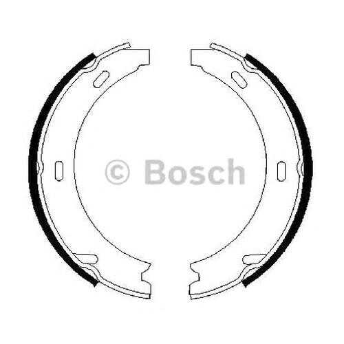 Комплект тормозных колодок Bosch 0986487344 в Колеса даром