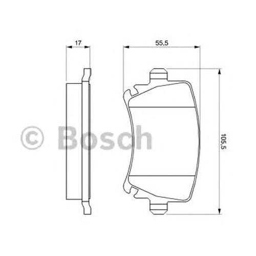 Комплект тормозных колодок Bosch 0986494053 в Колеса даром