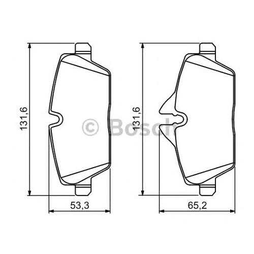 Комплект тормозных колодок Bosch 0986494120 в Колеса даром