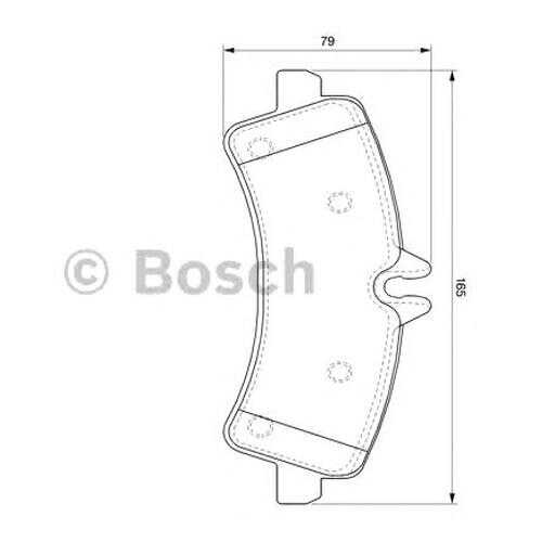 Комплект тормозных колодок Bosch 0986494122 в Колеса даром