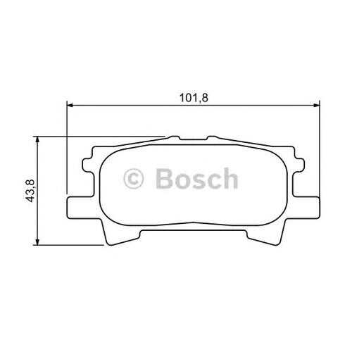 Комплект тормозных колодок Bosch 0986494224 в Колеса даром