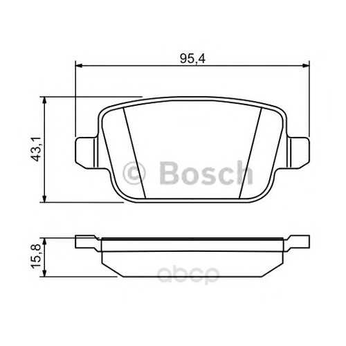 Комплект тормозных колодок Bosch 0986494247 в Колеса даром