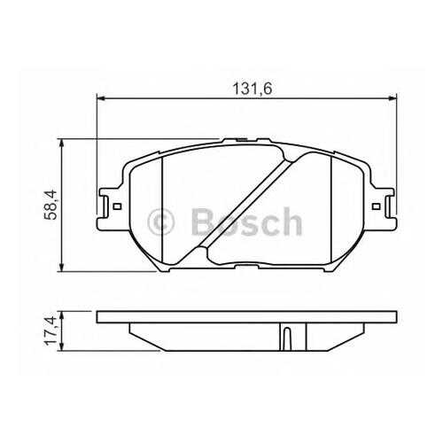 Комплект тормозных колодок Bosch 0986494418 в Колеса даром