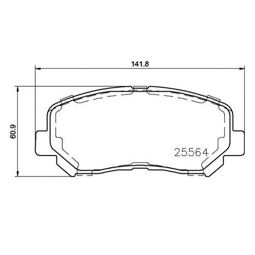 Комплект тормозных колодок Brembo P37019 в Колеса даром