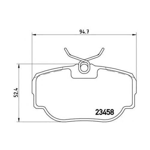 Комплект тормозных колодок Brembo P44009 в Колеса даром