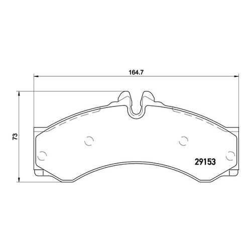 Комплект тормозных колодок Brembo P50028 в Колеса даром