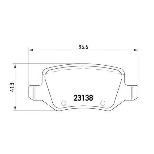 Комплект тормозных колодок Brembo P50058 в Колеса даром