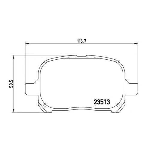 Комплект тормозных колодок Brembo P83040 в Колеса даром