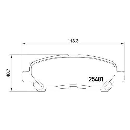 Комплект тормозных колодок Brembo P83138 в Колеса даром