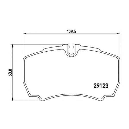 Комплект тормозных колодок Brembo PA6023 в Колеса даром