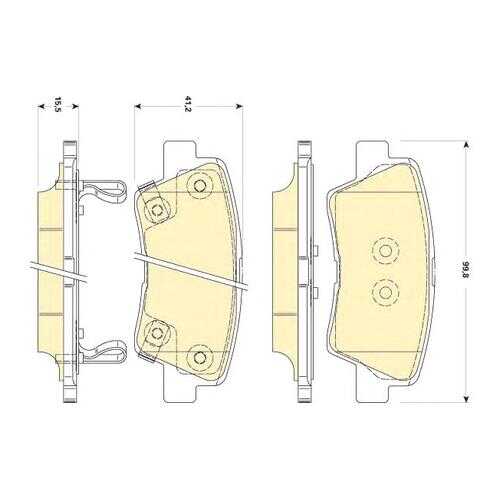 Комплект тормозных колодок Girling 6134949 в Колеса даром