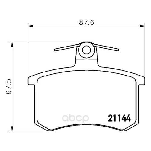 Комплект тормозных колодок Hella 8DB355017951 в Колеса даром