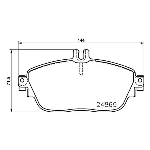 Комплект тормозных колодок Hella 8DB355019721 в Колеса даром