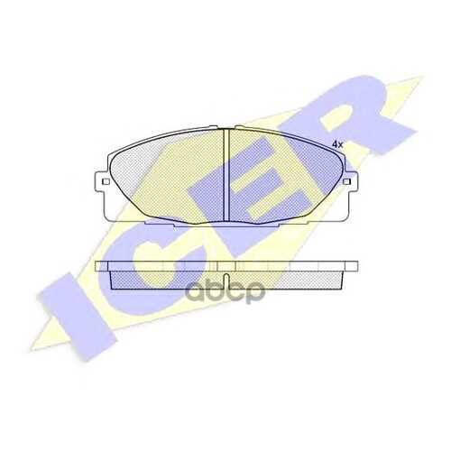 Комплект тормозных колодок ICER 141931 в Колеса даром
