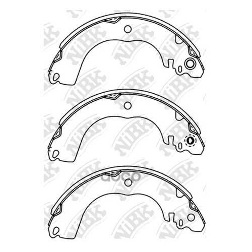 Комплект тормозных колодок NiBK FN1267 в Колеса даром