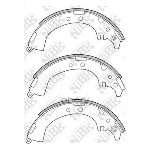 Комплект тормозных колодок NiBK FN2333 в Колеса даром