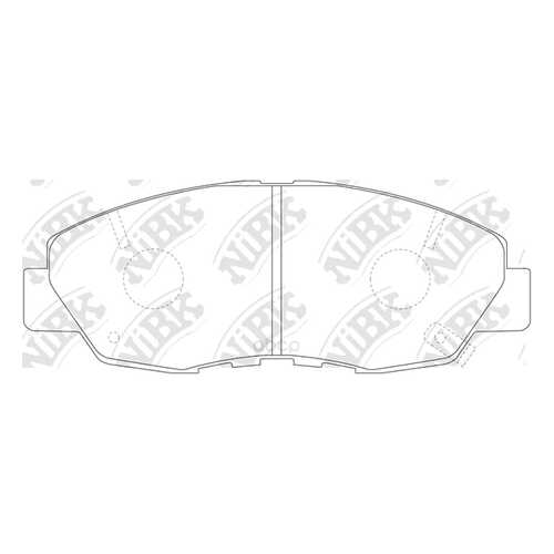 Комплект тормозных колодок NiBK PN8484 в Колеса даром