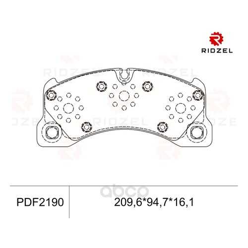 Комплект тормозных колодок RIDZEL PDF2190 в Колеса даром