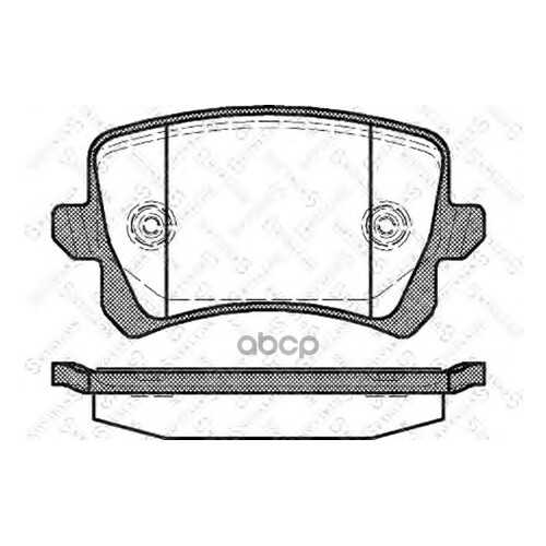 Комплект тормозных колодок Stellox 002001SX в Колеса даром