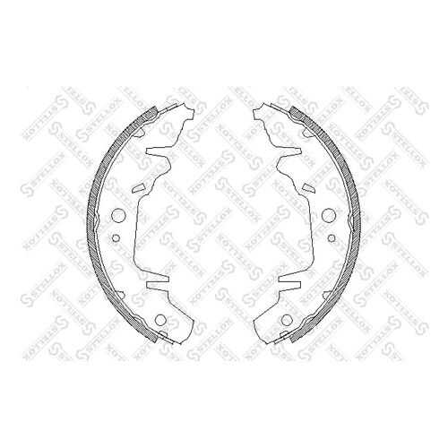 Комплект тормозных колодок STELLOX 031 100-SX в Колеса даром