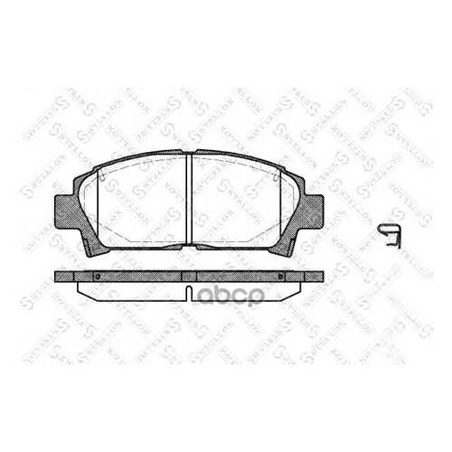 Комплект тормозных колодок Stellox 438002SX в Колеса даром