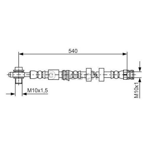 Шланг тормозной системы Bosch 1 987 481 566 в Колеса даром