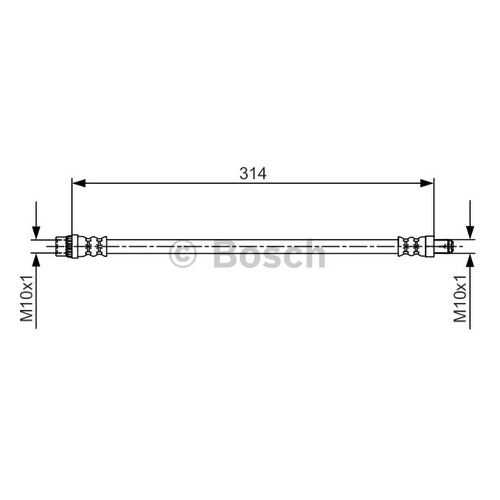 Шланг тормозной системы Bosch 1 987 481 718 в Колеса даром