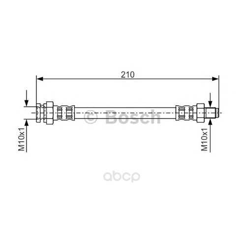 Шланг тормозной системы Bosch 1987476502 передний в Колеса даром