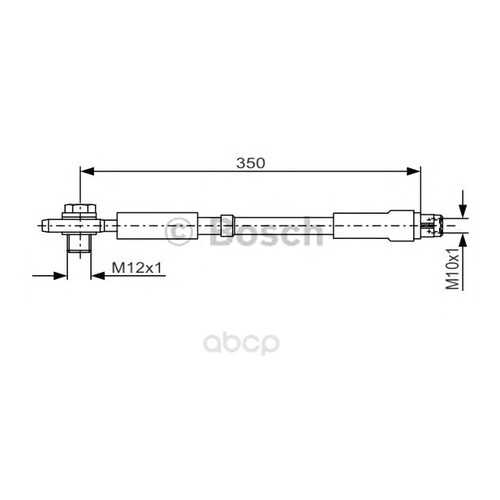 Шланг тормозной системы Bosch 1987481091 задний в Колеса даром
