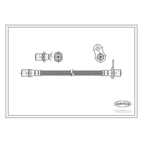 Шланг тормозной системы CORTECO 19032207 в Колеса даром