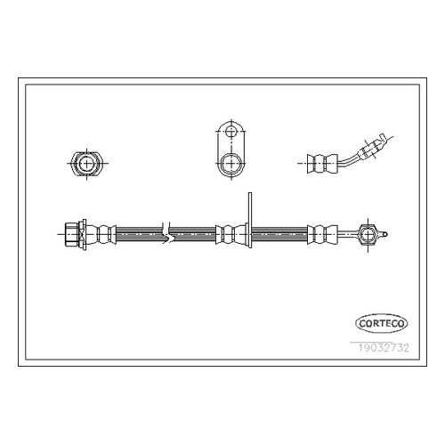 Шланг тормозной системы CORTECO 19032732 в Колеса даром