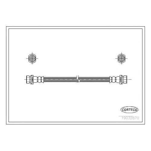 Шланг тормозной системы Corteco 19032870 в Колеса даром