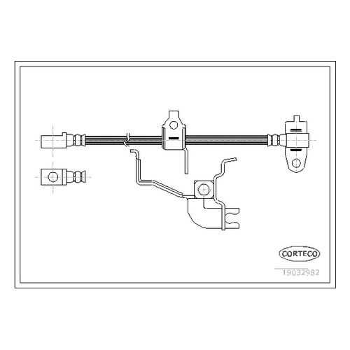 Шланг тормозной системы CORTECO 19032982 в Колеса даром