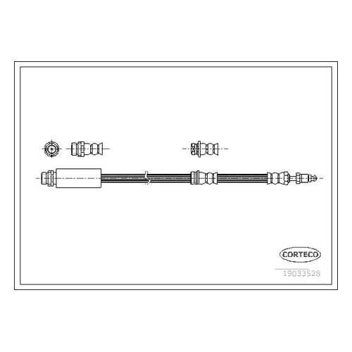 Шланг тормозной системы CORTECO 19033528 в Колеса даром