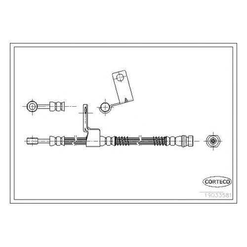 Шланг тормозной системы Corteco 19033581 в Колеса даром