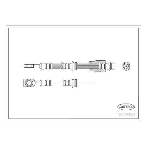 Шланг тормозной системы CORTECO 19035304 в Колеса даром