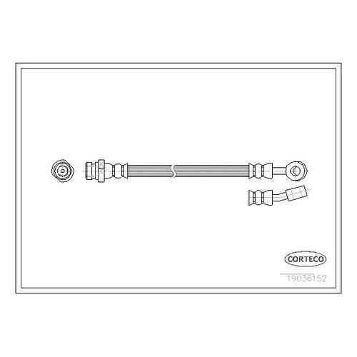 Шланг тормозной системы CORTECO 19036152 в Колеса даром