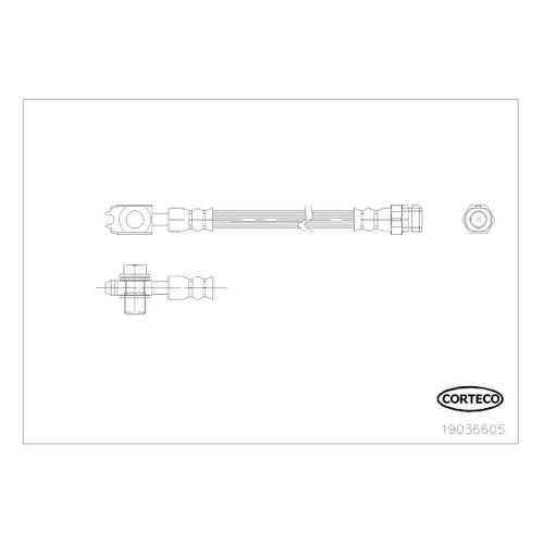 Шланг тормозной системы CORTECO 19036605 в Колеса даром