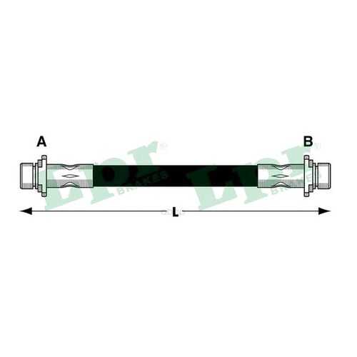 Шланг тормозной системы Lpr 6T46851 задний в Колеса даром